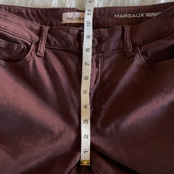 DL1961 Jeans Pant Margaux Instasculpt Skinny Purple Denim Distressed Bohemian 29 - Picture 8 of 9